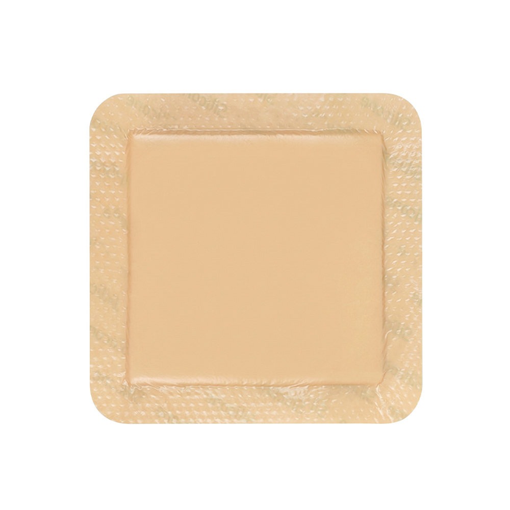 15x15cm সিলিকন বর্ডারযুক্ত ফোম ড্রেসিং