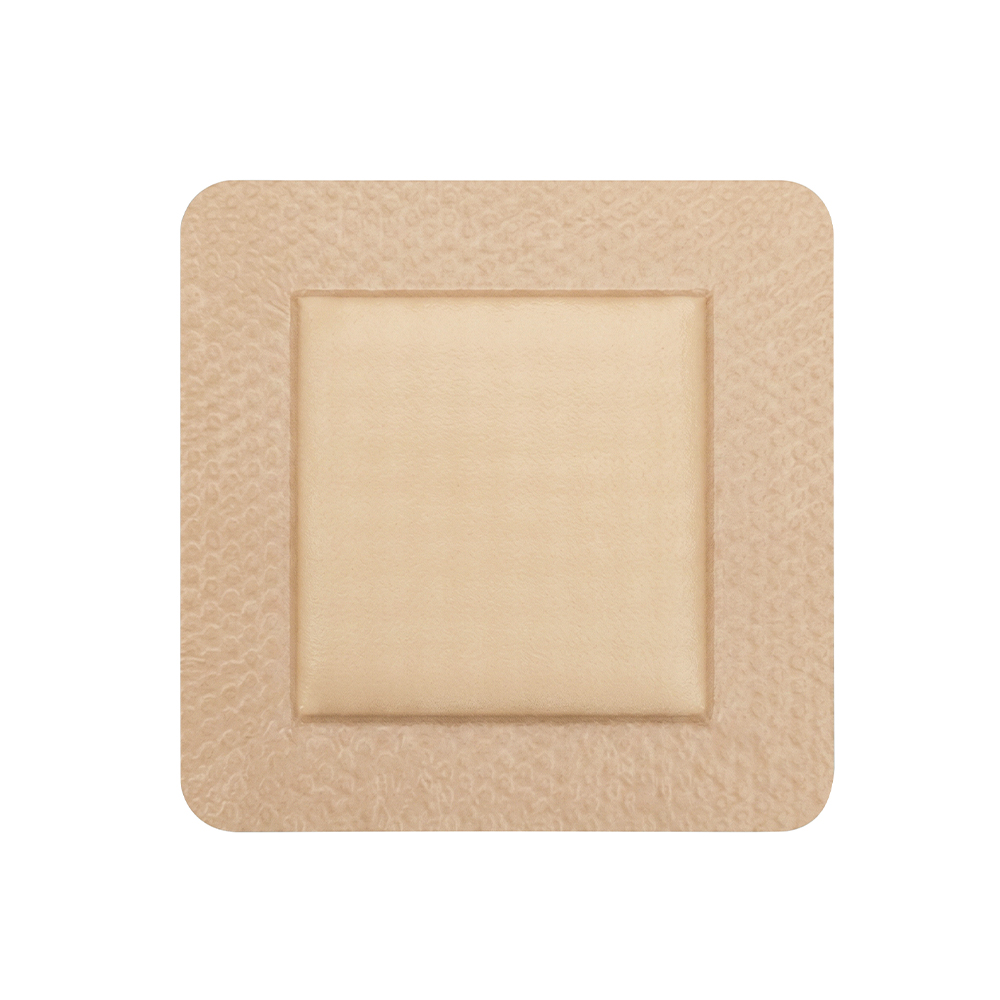 5x5cm সিলিকন বর্ডারযুক্ত ফোম ড্রেসিং